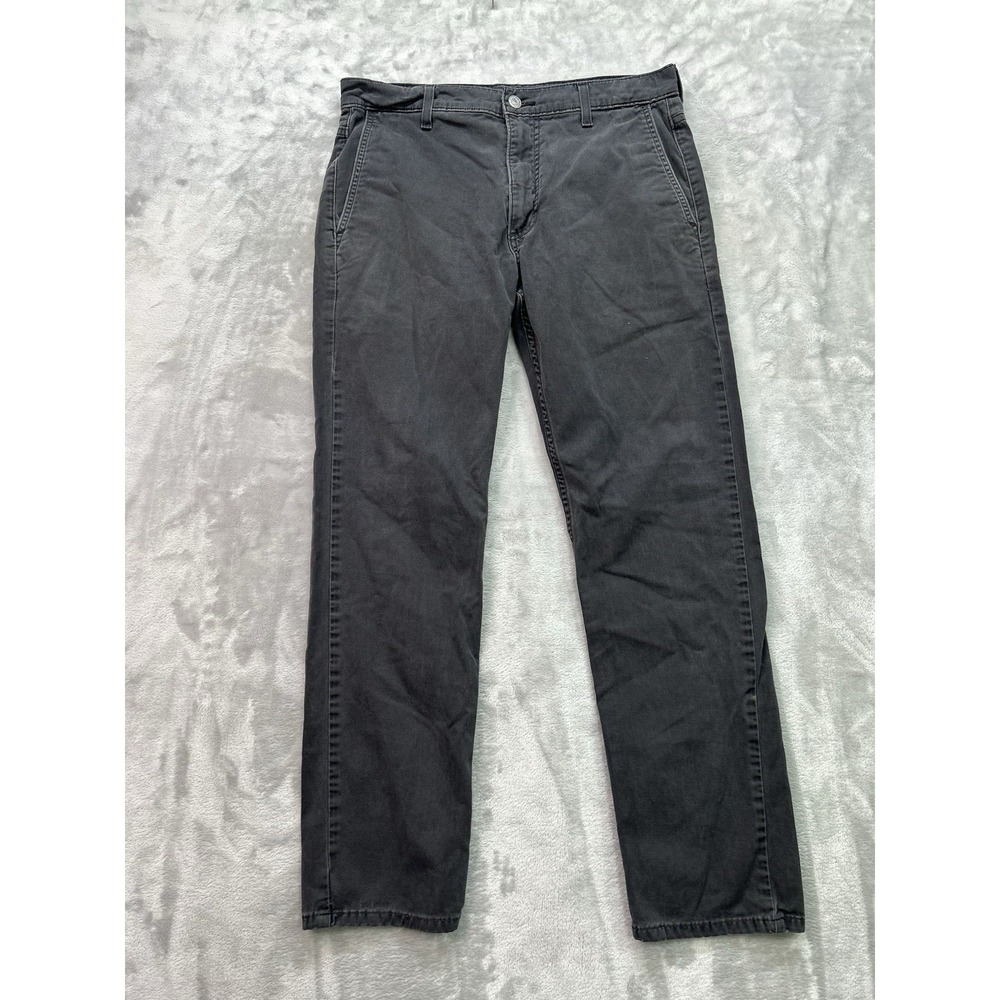 Levis Strauss Pants Jeans Mens 32x29 Gray Two Horse Brand Grunge Skate Workwear